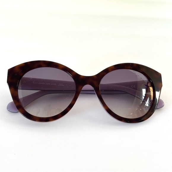 Kate Spade Karleigh/S 51mm Cat Eye Tortoise Sunglasses Havana/Plum New with case main image 7